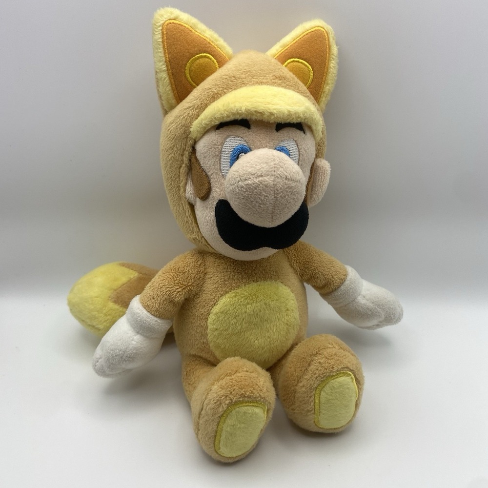 9" Raccoon Tanooki Suit Super Mario‎ Bros 3D Land Plush Toy Nintendo 2013